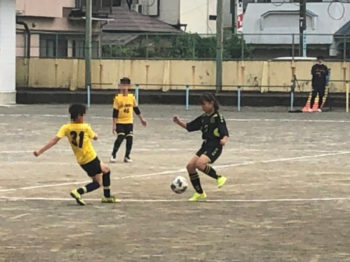 長女のサッカー